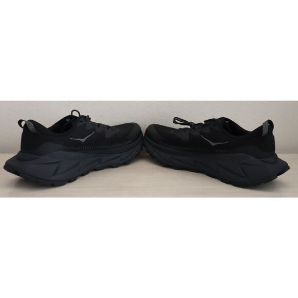 Hoka 1141610-BBLC Men's Sz 10D Triple Black Skyline-Float X Hiking Shoes - Picture 10 of 11